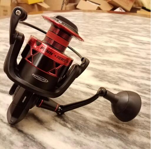 Penn Reel Fierce - すべての金属ボディを備えたスピニングリール,釣り用,100%-1000