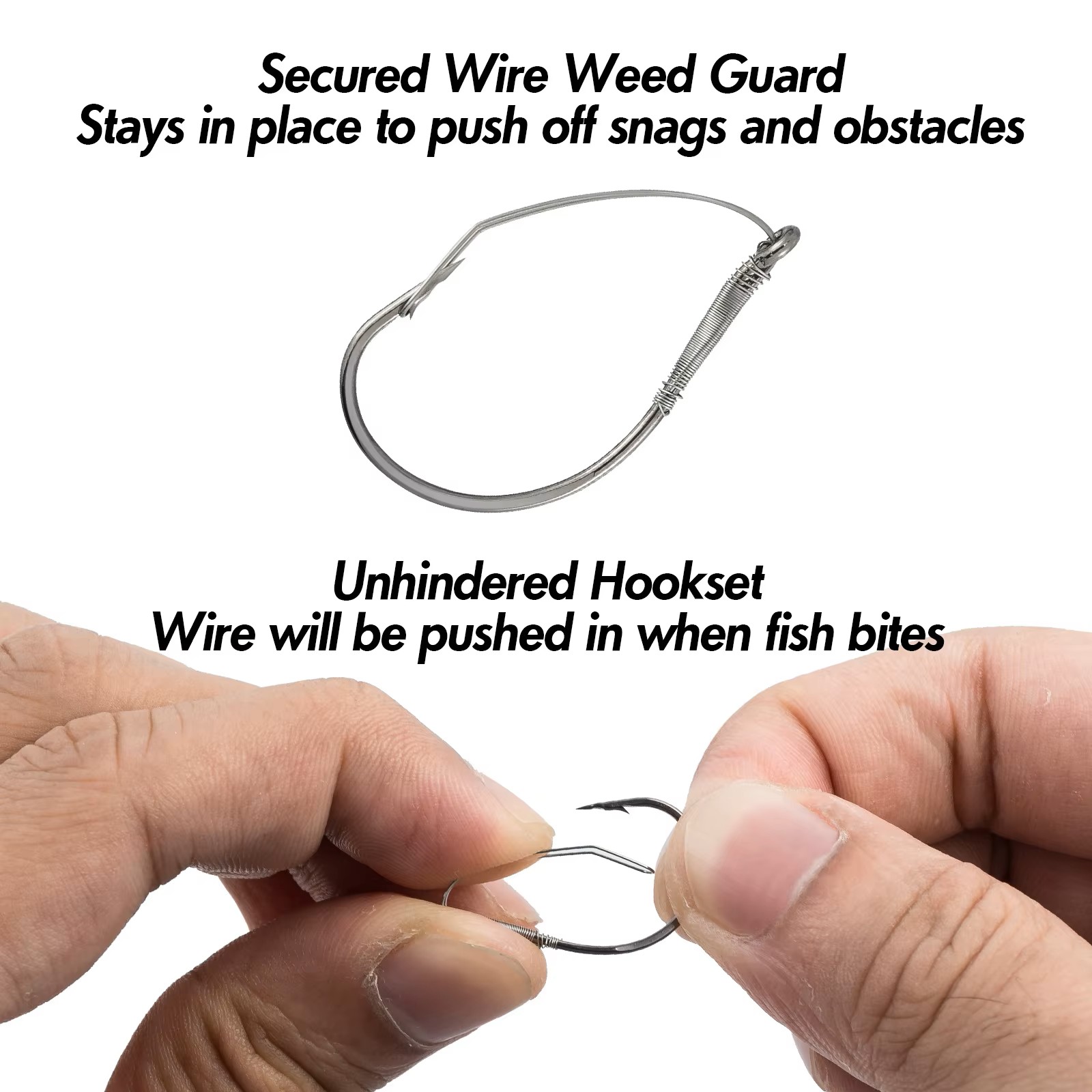FishTrip ウィードレス ワッキーリグフック ドロップ - Fishing Hook Weedless のレビューと価格
