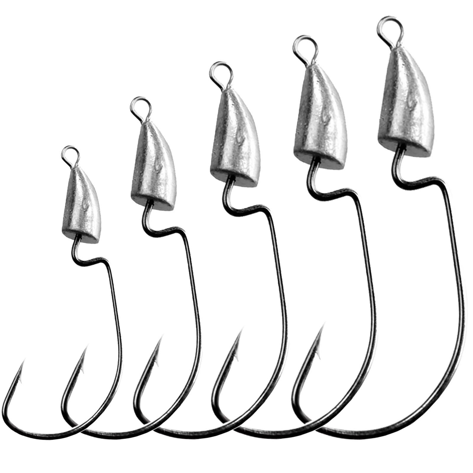 Thkfish-クランクジグヘッドフック、弾丸リード、ソフト - Fishing Hook Weedless のレビューと価格