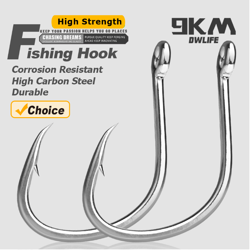 9 キロ釣りフック海水生き餌フック 25 〜 100 個サー - Fishing Hook Barbless のレビューと価格