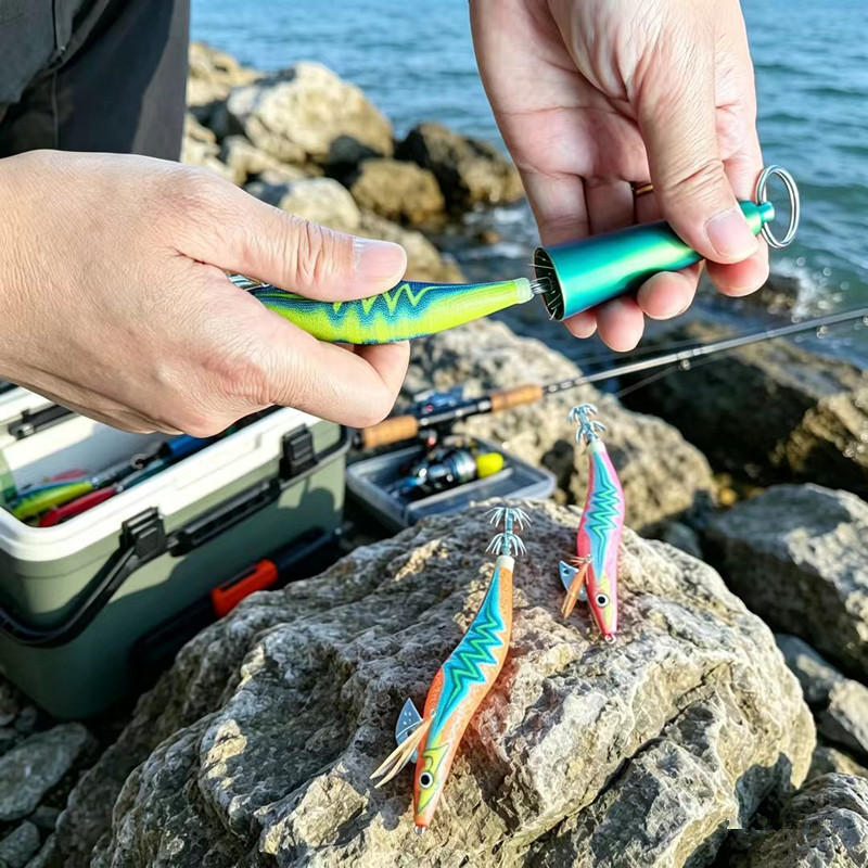 イカ釣り用フック矯正器、イカ釣り用ジグフック矯正ツール、海水 - Fishing Hook Jig のレビューと価格