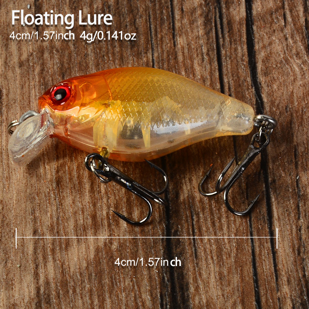 5 個フローティングクランクベイト餌釣りルアーウォブラーカー - Fishing Hook Treble のレビューと価格