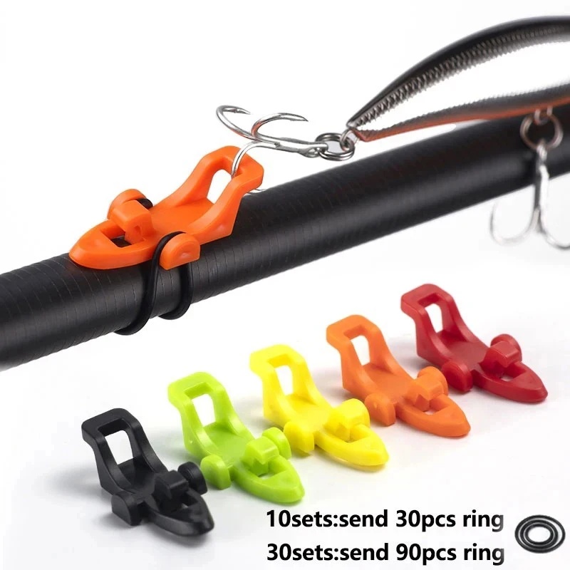 10～20セット 釣り竿用フックキーパー ルアーベイトホルダ - Fishing Hook Box のレビューと価格