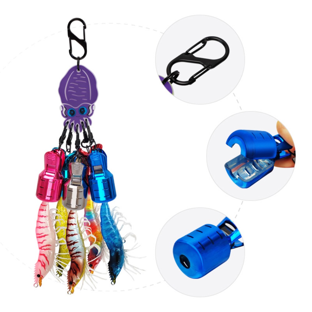 Egi フックカバーセット Mサイズ カラビナ付き イカ釣り - Fishing Hook Size のレビューと価格