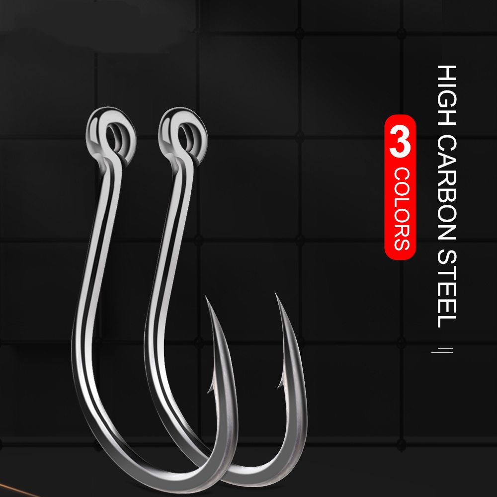 FTK 50-100個入り ゴールド釣り針 高炭素鋼 1 # - Fishing Hook Circle のレビューと価格