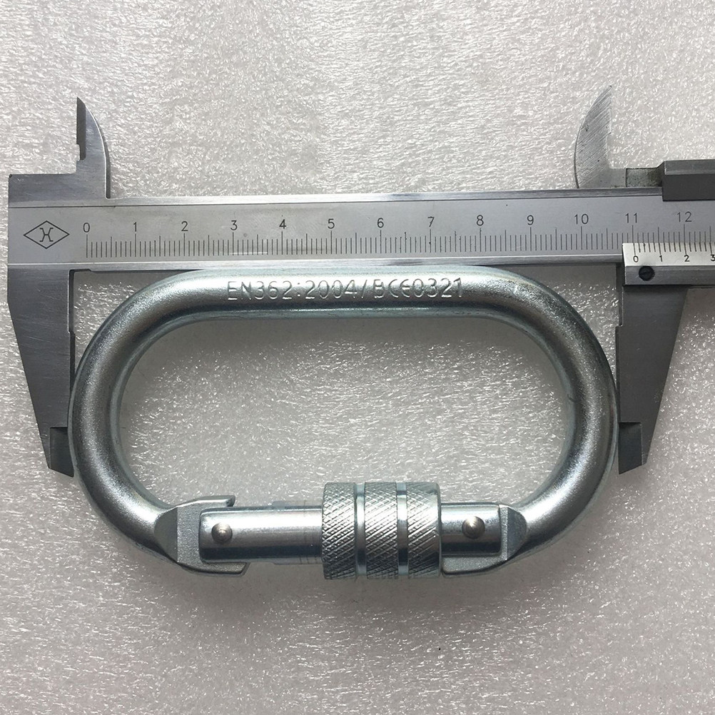 2個入り、鋼合金製安全ロック付きカラビナクリップ。軽量で丈夫 - Fishing Hook のレビューと価格
